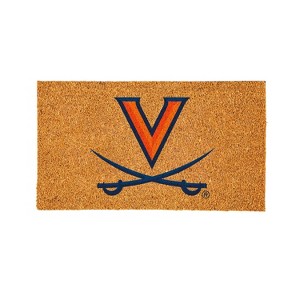 EvergreenNCAAVirginia Cavaliers Logo Natural Coir 28 x 16 Inches Indoor Outdoor Doormat - 1 of 4