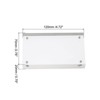Unique Bargains Home Office Double-Sided Magnetic Acrylic Picture Frame - 2 of 4