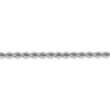 Black Bow Jewelry 4mm, 14k White Gold, Handmade Solid Rope Chain Bracelet - 4 of 4