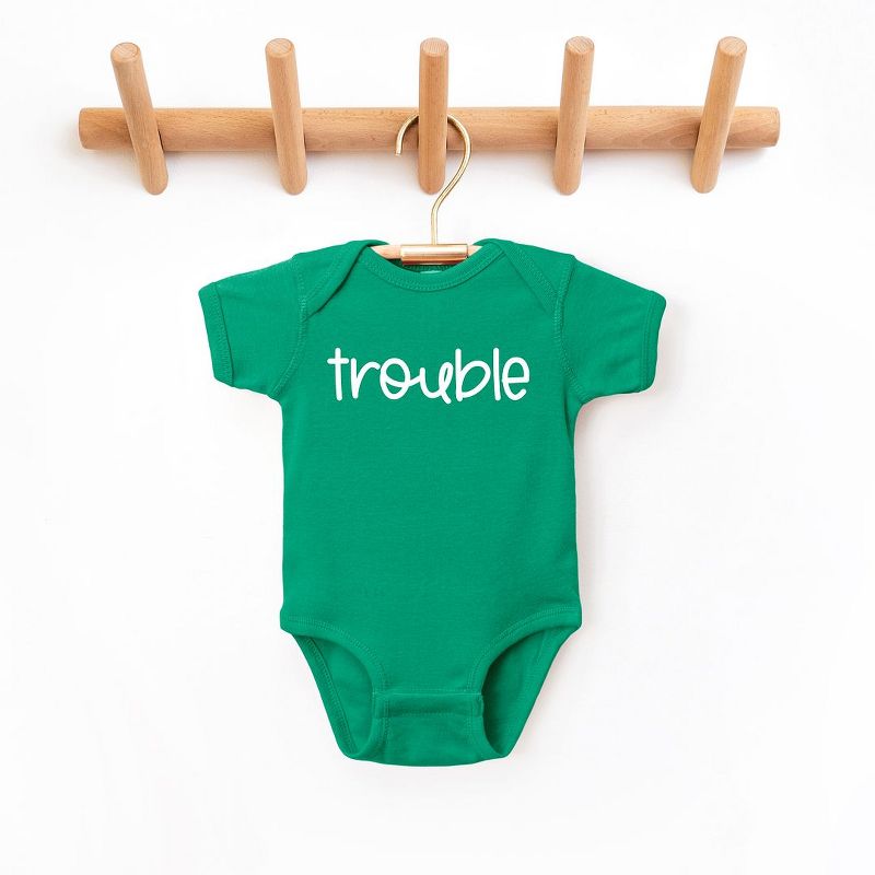 The Juniper Shop Trouble Baby Bodysuit, 1 of 3