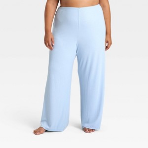 Women's Variegated Ribbed Pajama Pants - Auden™ - 1 of 3