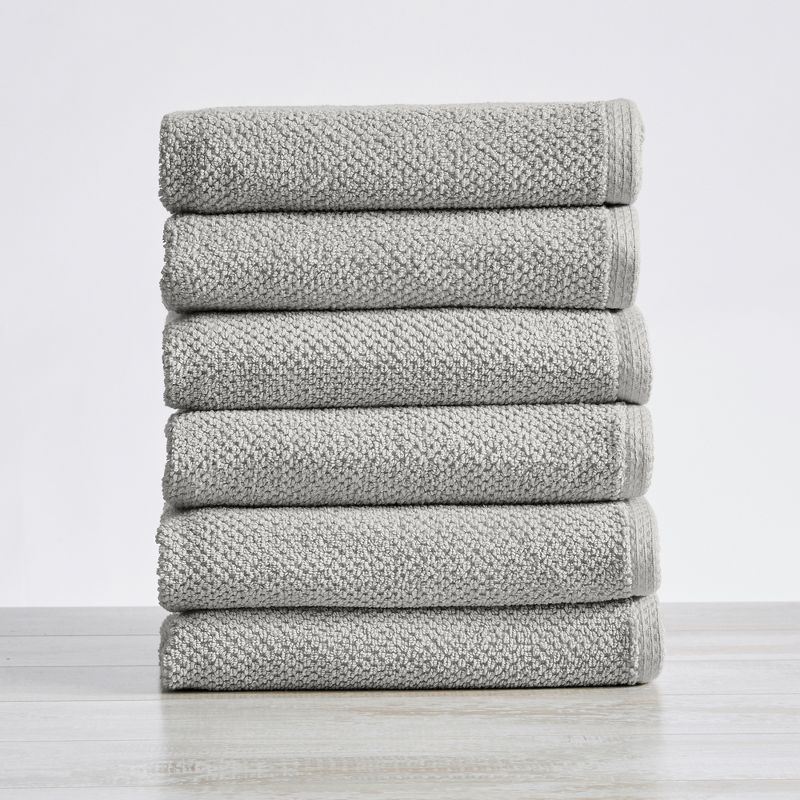 Great Bay Home Cotton Popcorn Textured Quick-Dry Towel Set , 1 of 8