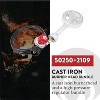 GasOne High Pressure Cast-Iron Burner Head with Brass Fitting Orifice with 0-20 Psi High Pressure Regulator & Hose Complete Kit - 2 of 4