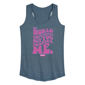 Women's - Barbie - You Inspire Me Graphic Racerback Tank - 1 of 4