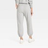 Women's Fleece Mid-Rise Cinched Jogger Sweatpants - JoyLab™ - 2 of 3