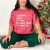 Simply Sage Market Women's I Really Tried Nice List Short Sleeve Garment Dyed Tee - 2 of 4