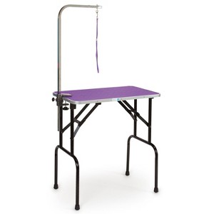 Master Equipment Groom Table w/36In Arm 30x18In Pur - 1 of 3