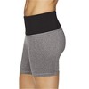 Reebok Womens Fitted Highrise Athletic Compression Shorts, Grey, Small - 4 of 4
