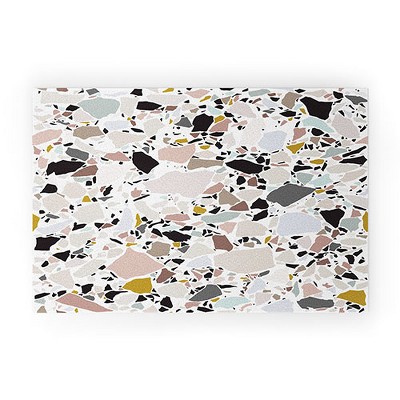 Evamatise Terrazzo Pattern II Welcome Mat - Society6