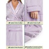 PAVILIA Fleece Robe For Women, Plush Warm Bathrobe, Fluffy Soft Spa Long Lightweight Fuzzy Cozy, Satin Trim - 3 of 4