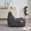 KWPZQEB Oversized Bean Bag Chairs for Adults, Giant Bean Bag Sofa with Armrests & Side Pockets, Soft Chenille Fabric Lazy Sofa for Living Room Bedroom - 3 of 4