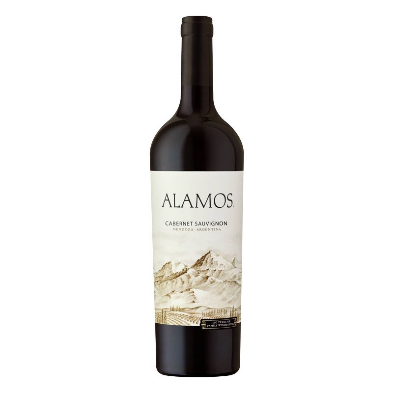 Alamos Cabernet Sauvignon Argentina Red Wine - 750ml Bottle, 1 of 6
