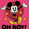 Men's - Disney - Mickey Mouse Oh Boy Graphic Fleece Sweatshirt - 2 of 4