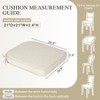 Aoodor Outdoor Dining Chair Cushions Set of 4, Waterproof Patio Furniture Seat Cushions, Outdoor Chair Pads with Ties - 3 of 4