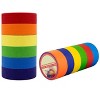 Itopfox Colored Masking Tape for Arts & Crafts, Labeling or Coding - Kids Art Supplies with 6 Vibrant Colors - Easy-to-Stick & Tear - 2 of 4