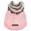 Pet Life (R) Luxe Pinkachew Charming Fashion Mink Fur Dog Coat - 2 of 4