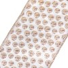 3" Rainer Jacquard Tissue Back Ribbon Gold - National Tree Company - 3 of 4