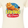 Women's - Garfield - Living The Dream Fitted Graphic T-Shirt - 2 of 3