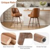Bekrvio 26'' Counter Height Bar Stools, PU Leather Upholstered - 4 of 4