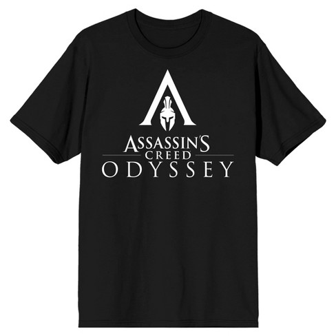 Men's Assassin's Creed Odyssey Video Game Symbol Black Graphic Tee ...