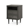 Industrial Wooden 2-Drawer closet Chest Storage Cabinet bedroom living Room-Christopher Knight Home - 4 of 4