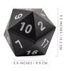 Toy Vault 20-Sided Dice Storage Treasure Box, D20-Shaped Dice Storage Container Novelty Gift for RPG Players - 3 of 4