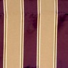 RLF Home Bengal Stripe Regal 3" Rod Pocket Lining Luxurious and Elegant Window Treatment Valance 50" x 17" Egg Plant - 4 of 4