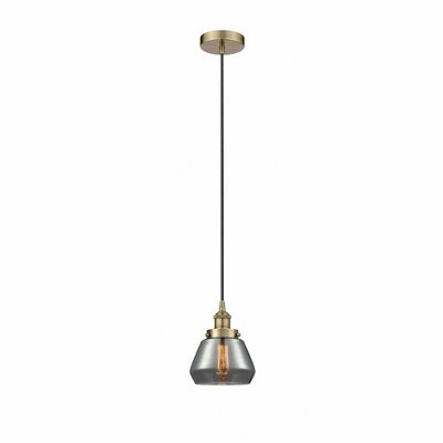 Fulton - 1 Light Mini Pendant In Industrial Style-9 Inches Tall and 6.75 Inches Wide