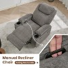 Recliner Chair, 360 Swivel Rocker Recliner Chair for Adults, for Living Room, Bedroom, Home - 3 of 4