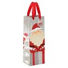 Juvale 12 Pack Santa Claus Christmas Wine Gift Bags with Ribbon Handles, 5 x 13.5 x 4 In - 3 of 4