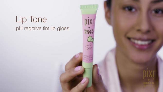 Pixi + Hello Kitty Lip Tone pH Reactive Lip Tint - 0.4 fl oz, 2 of 19, play video