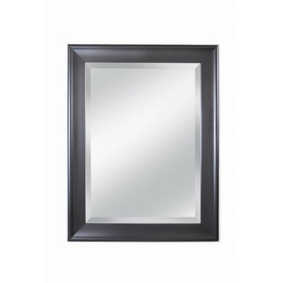 black wall mirror