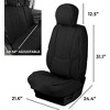 Zone Tech Car Leather Seat Covers for Front and Rear Seats Fully Covered Set of 5 Universal Fit Waterproof Fine Seat Protectors - image 4 of 4