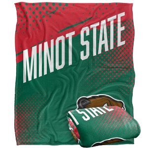 Minot State University Fan Zone Silky Touch Super Soft Throw Blanket 50x60 - 1 of 4