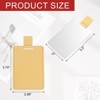 Unique Bargains PU Leather Stainless Steel Travel Compact Mini Makeup Mirror - 2 of 4
