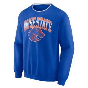 NCAA Boise State Broncos Men's Crew Fleece Sweatshirt - 1 of 2