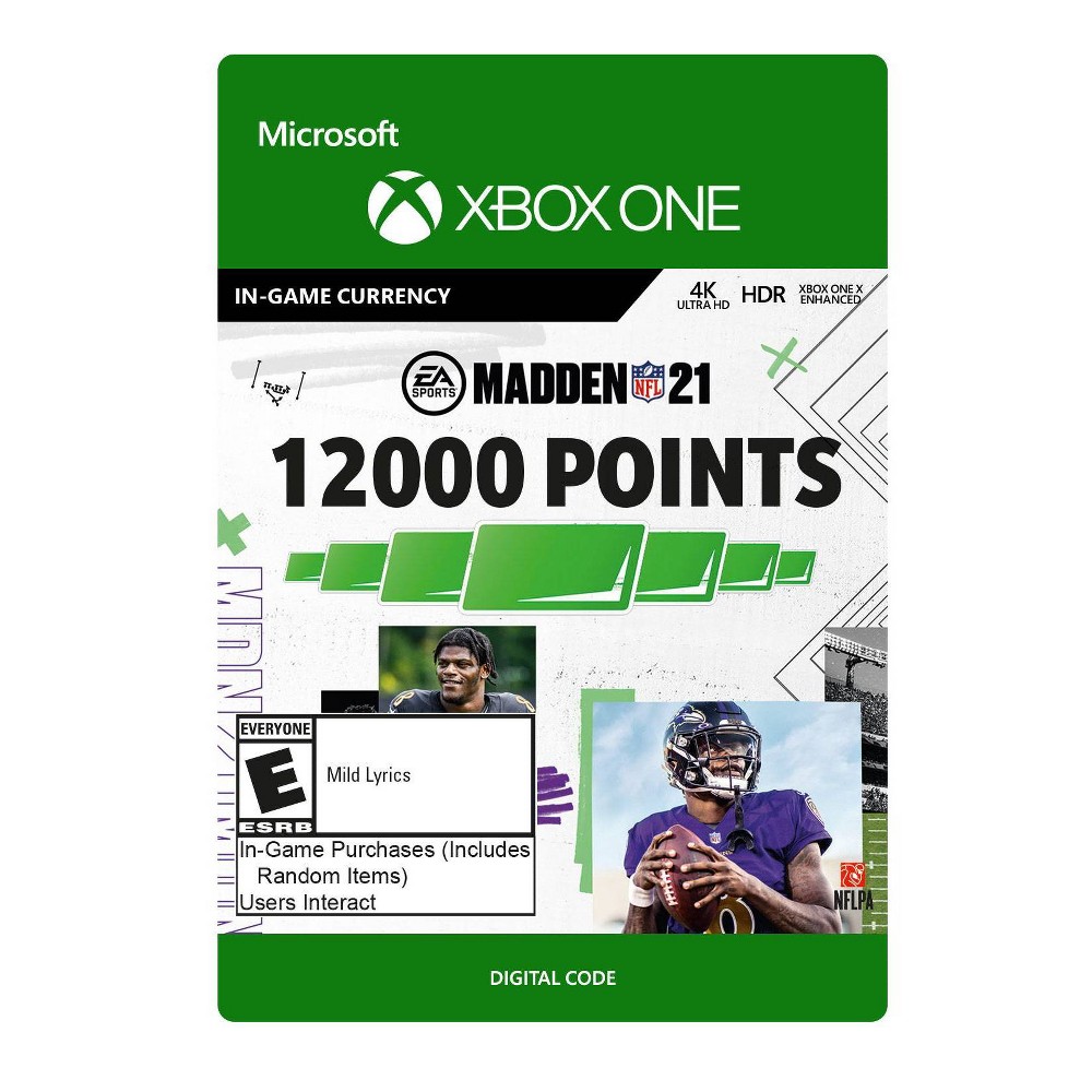 Photos - Game Madden NFL 21: 12000 Madden Points - Xbox One (Digital)
