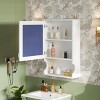 Yukimo 28.74"H Wall Mounted Bathroom Storage Cabinet with Mirror, Modern Medicine Cabinet with Adjustable Shelf and Soft-Close Door - 4 of 4