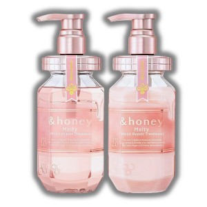 &Honey Melty Moist Repair Shampoo Step 1.0 (14.9 oz) &  Repair Treatment Step 2.0 (14.9 oz) DUO SET KIT & and Honey Hair Care | MADE IN JAPAN - 1 of 2