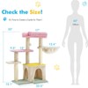 EROMMY Cat Tree, Multi-level Cat Tower for Indoor Cats,Multicolored - 4 of 4
