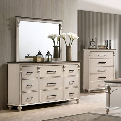 Drawer set with deals mirror