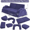 11pcs Modular Kids Play Couch, Children Sectional Sofa Floor Toddler Couch for Kids Creative Play, Convertible Foam Floor Sofa for Playroom Bedroom - 3 of 4