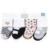 Hudson Baby Cotton Rich Baby Terry Socks 16-Pack, Silver Gold Pink - 3 of 3
