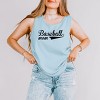 Simply Sage Market Baseball Mom Garment Dyed Tank - S - Chambray - 2 of 3