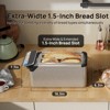 Whall New 4-slice toaster, Smarter Screen And Easier Operation, Full Stainless Steel,5 Basic Functions,Suitable For Different Bread Household Electric - 2 of 4