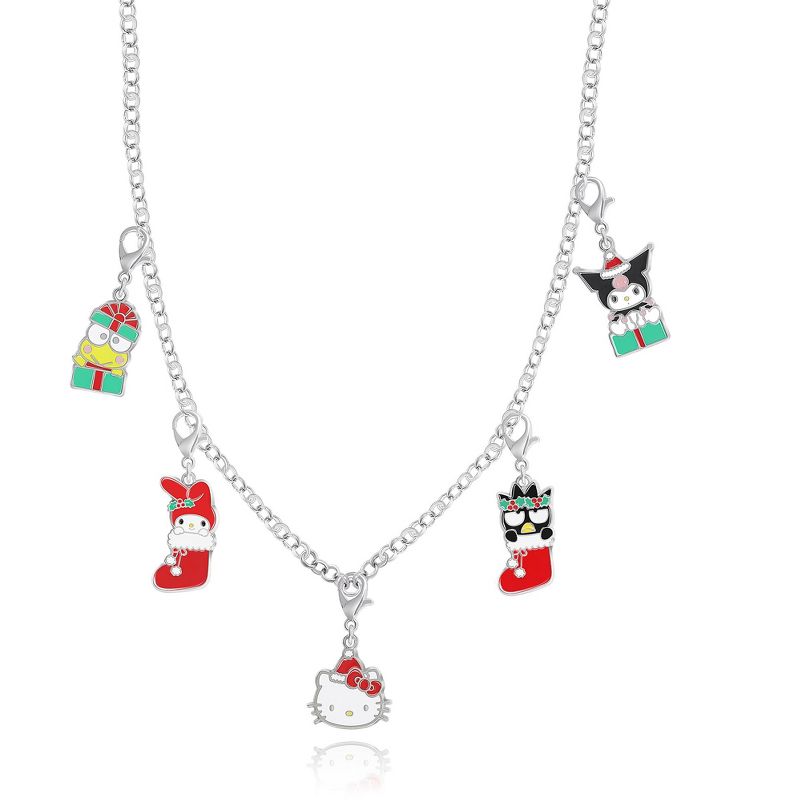 Sanrio Hello Kitty Girls Necklace and Bracelet with 12 Sanrio Charms Customizable Advent Set - Officially Licensed, 2 of 7