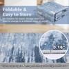 Machine Washable Rug Non Slip - Modern Abstract Low Pile Carpet for Living Room & Bedroom - 4 of 4