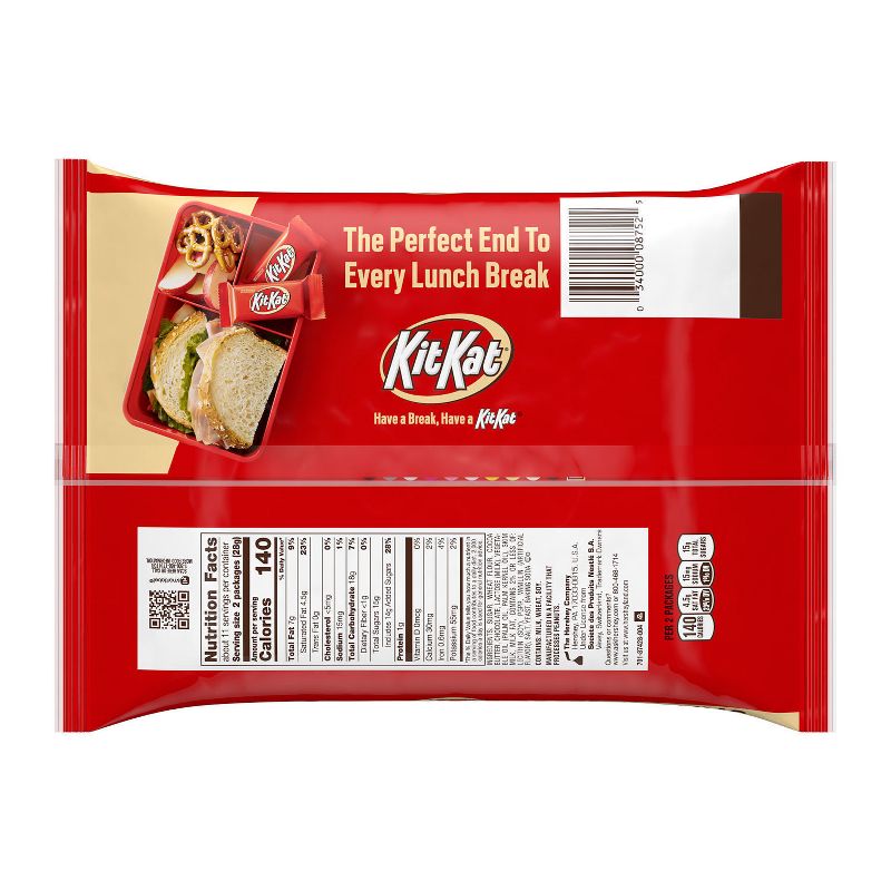 Kit Kat Milk Chocolate Snack Size Wafer Candy Bars - 10.78oz, 5 of 8