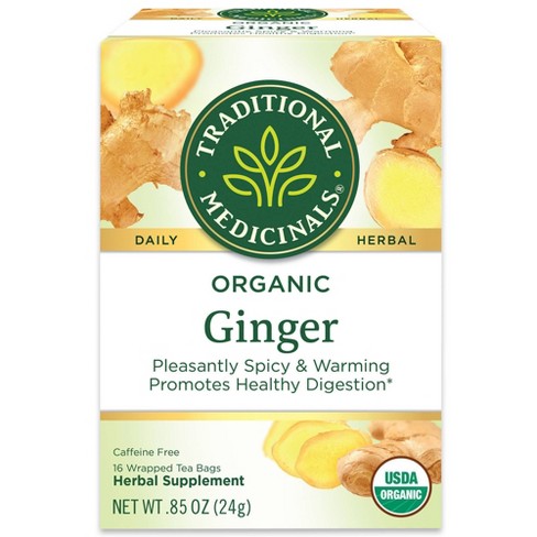 Traditional Medicinals Organic Ginger Herbal Tea - 16ct - image 1 of 4