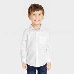 Toddler Boys' Long Sleeve Oxford Button-Down Shirt - Cat & Jack™
